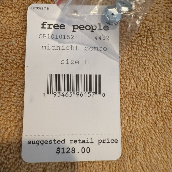 NWT Free People Rays of Light Jacket, Midnight Combo, size L - Picture 9 of 14